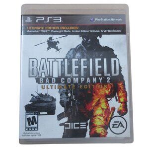 Battlefield: Bad Company 2 - Ultimate Edition (Sony PlayStation 3, ) with Manual